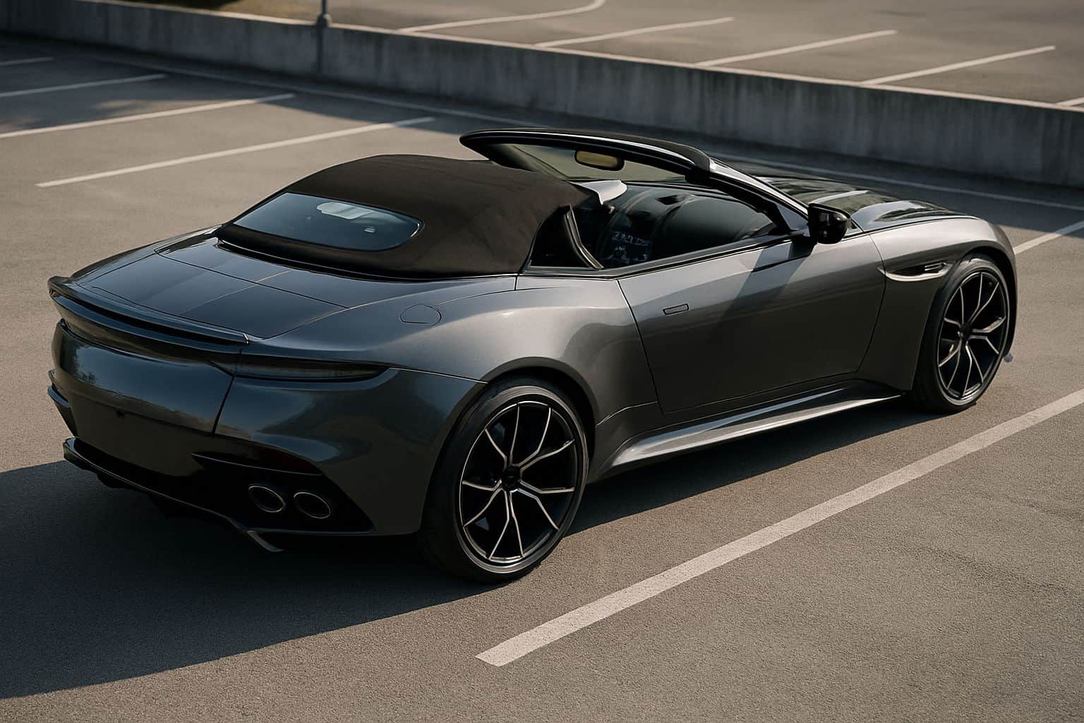Finance Aston Martin DBS - aston martin dbs convertible 2021 onwards rear angle