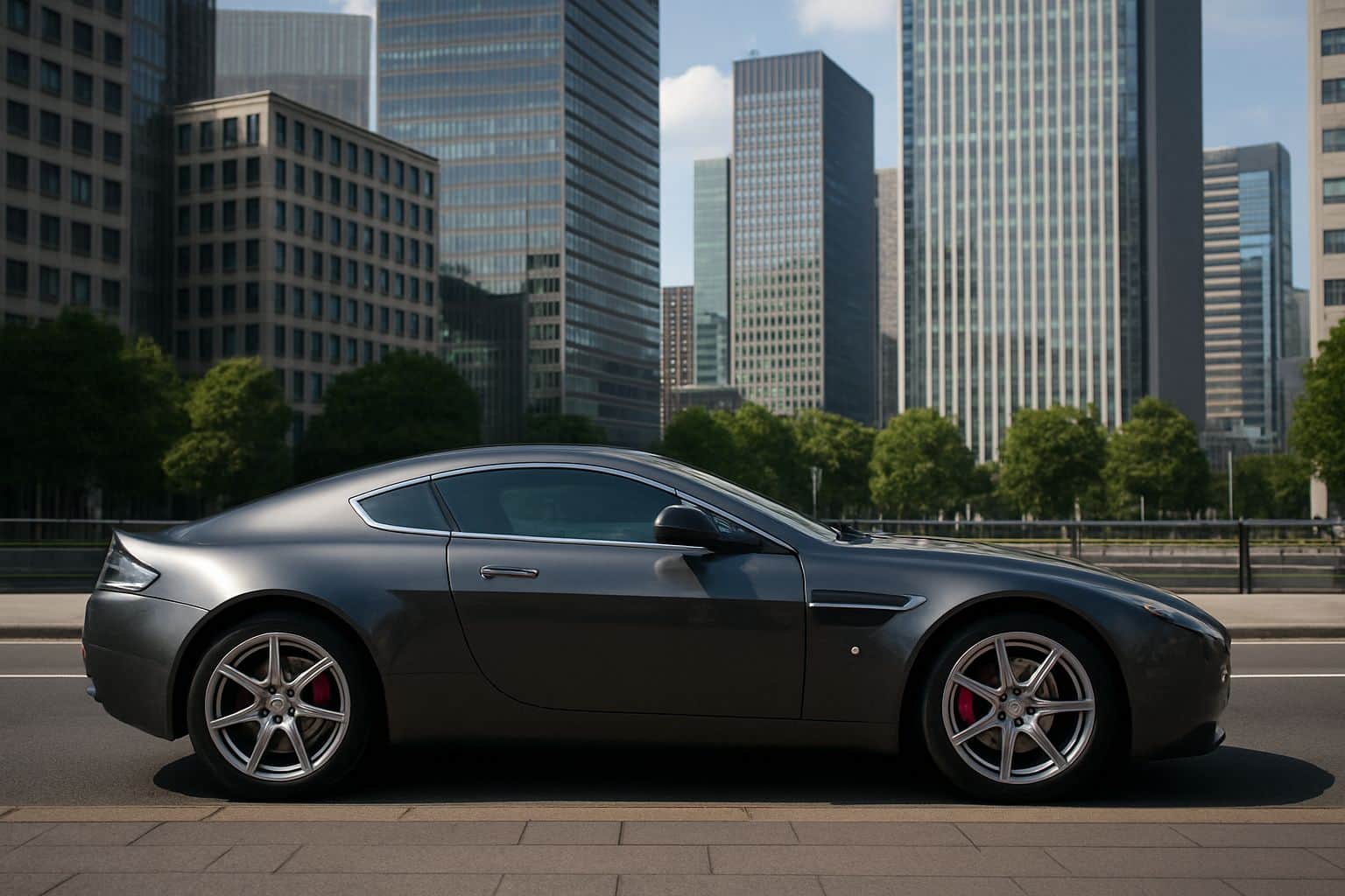 Finance Aston Martin Vantage - aston martin vantage 2005 2018 full side profile