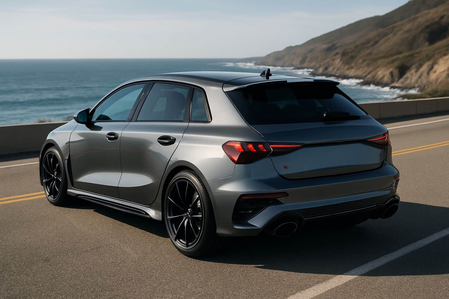 Finance Audi A3 - audi a3 rs 3 sportback 2021 onwards rear angle