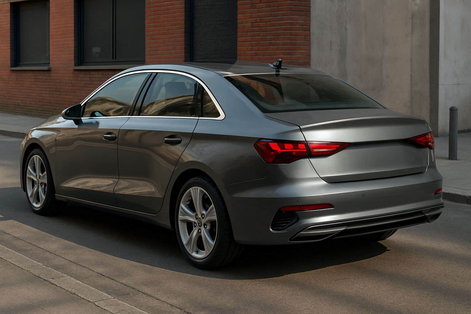 Finance Audi A3 - audi a3 saloon 2020 onwards rear angle