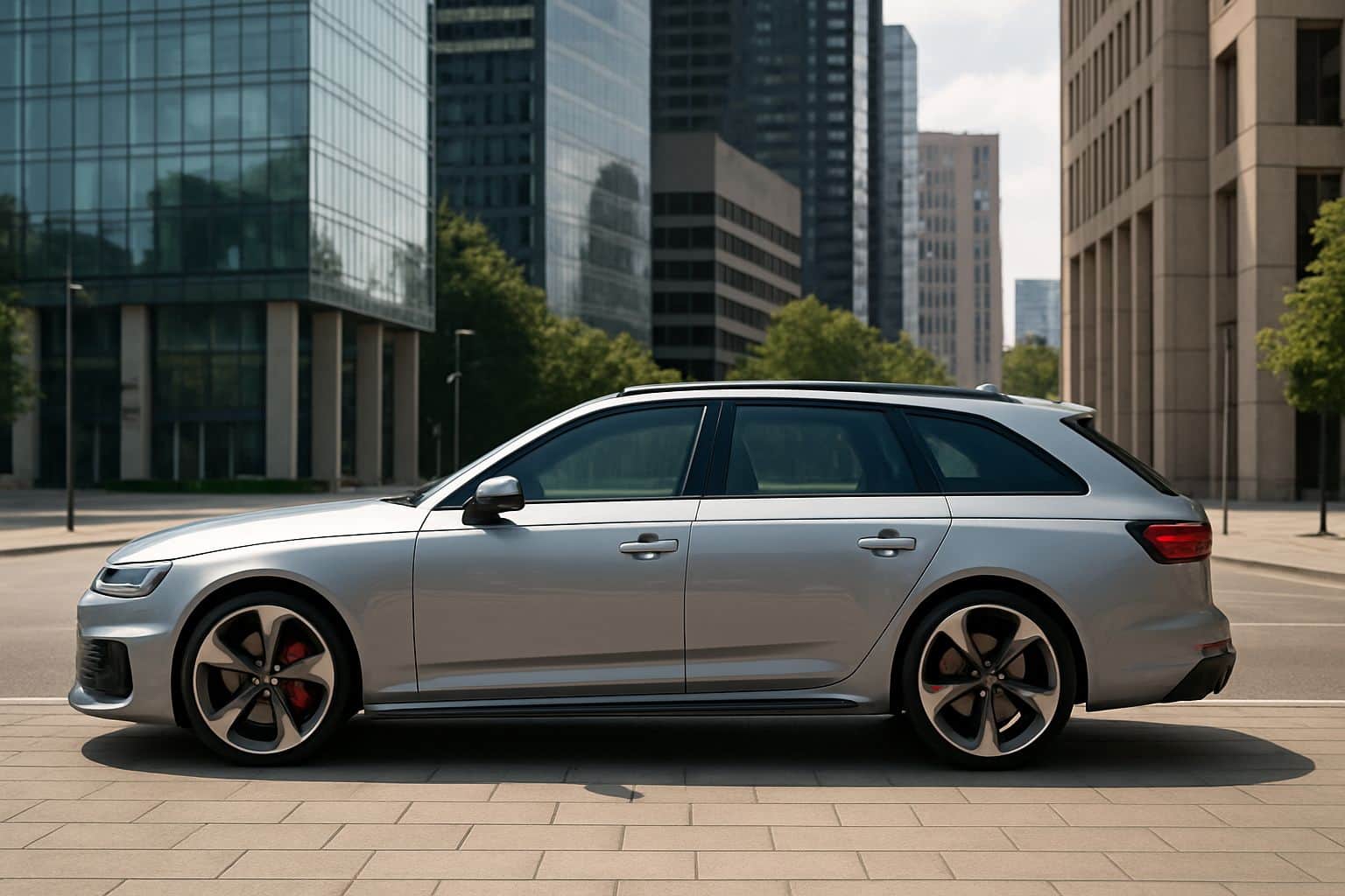 Finance Audi A4 - audi a4 rs4 avant 2017 onwards full side profile