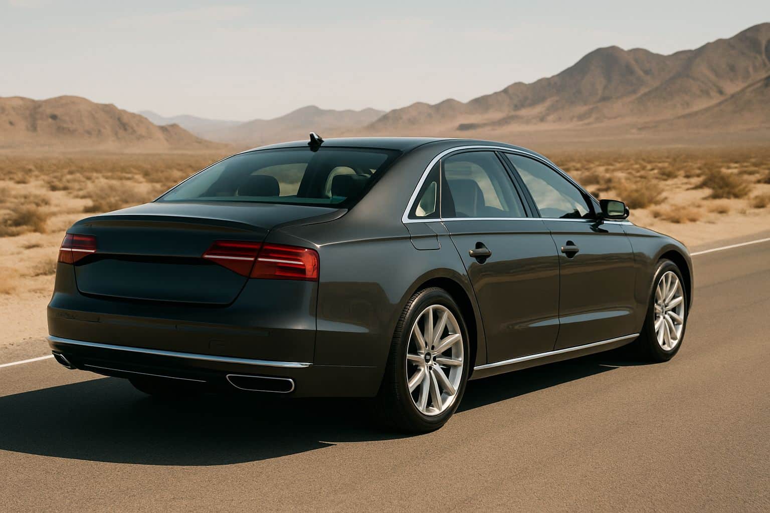 Finance Audi A8 - audi a8 saloon 2010 2018 rear angle