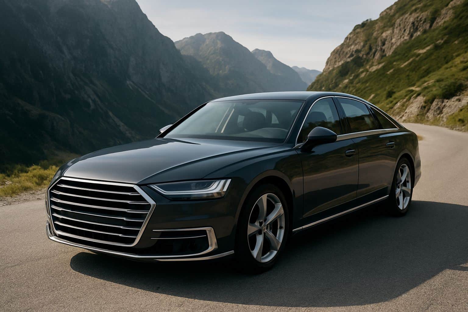 Finance Audi A8 - audi a8 saloon 2018 onwards front angle