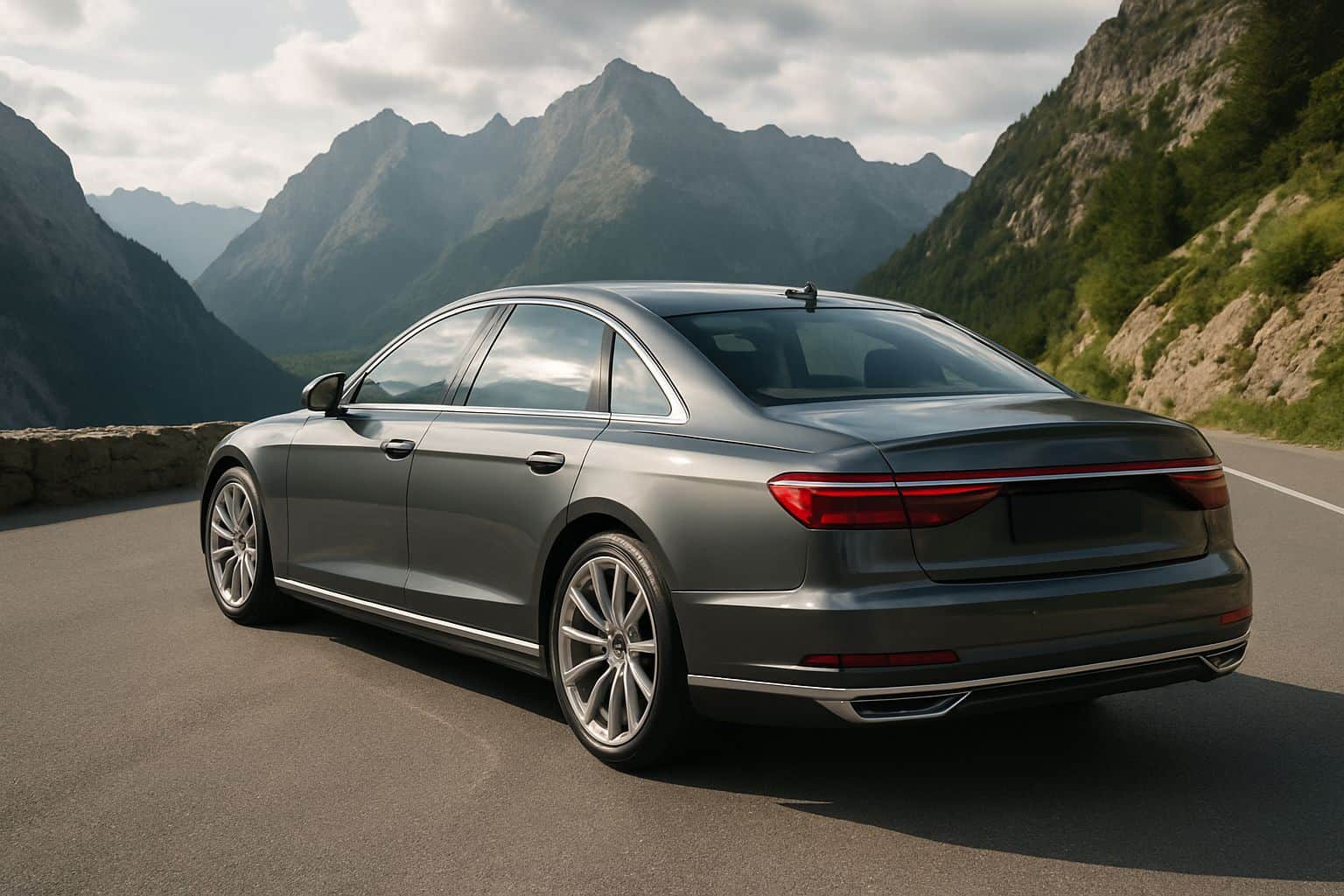 Finance Audi A8 - audi a8 saloon 2018 onwards rear angle