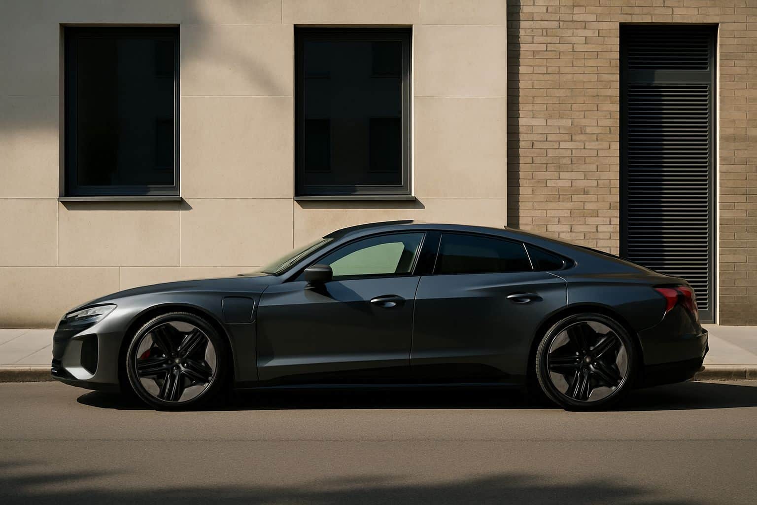 Finance Audi E-Tron GT - audi e tron gt saloon 2021 onwards full side profile