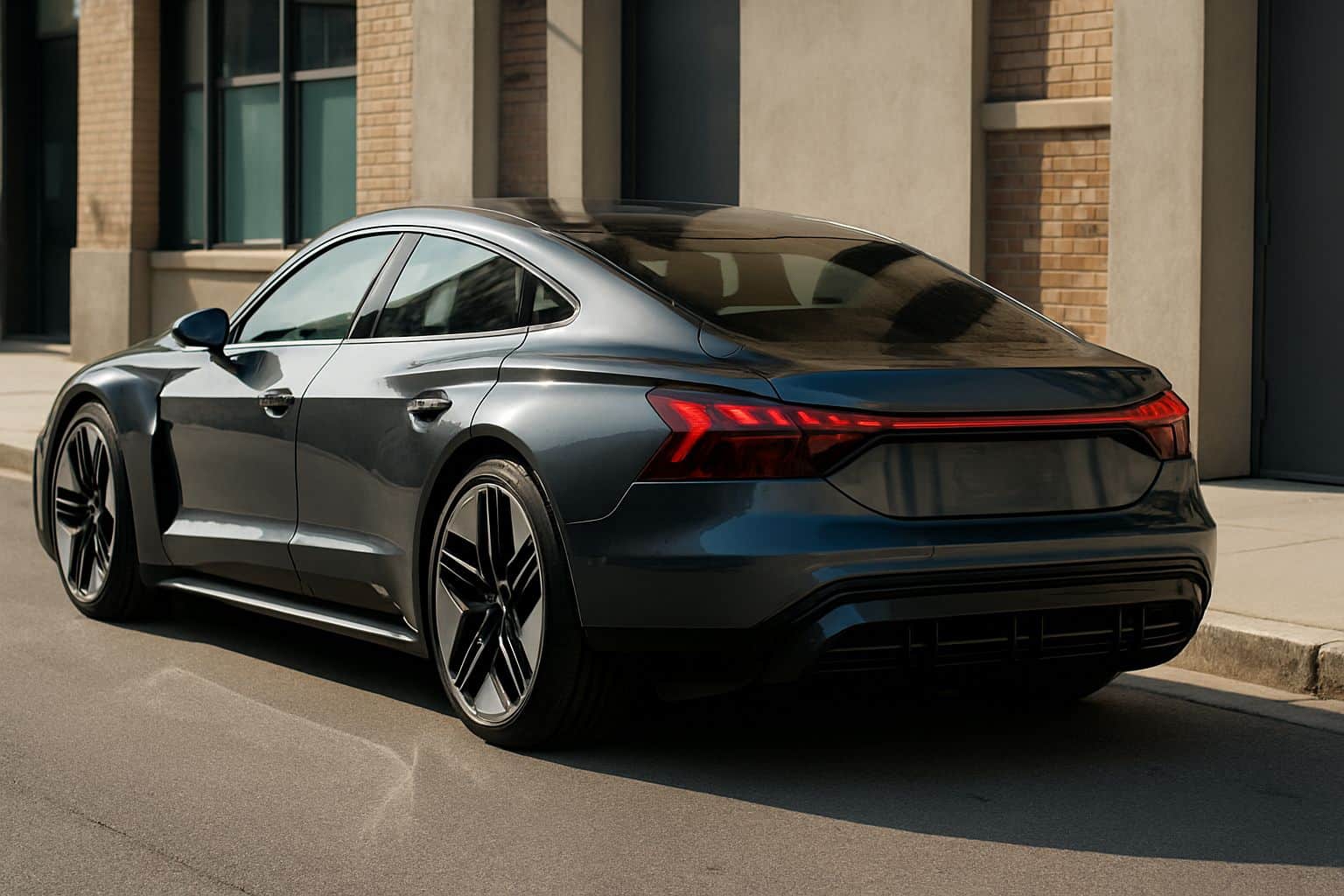 Finance Audi E-Tron GT - audi e tron gt saloon 2021 onwards rear angle