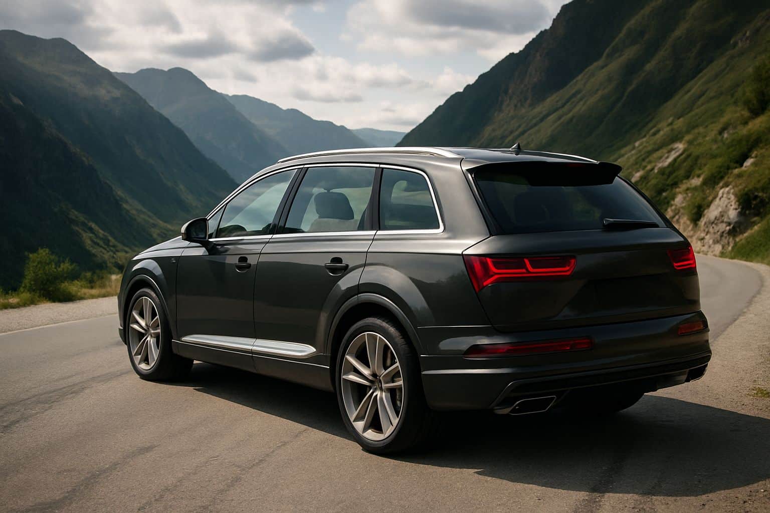 Finance Audi Q7 - audi q7 sq7 2016 onwards rear angle