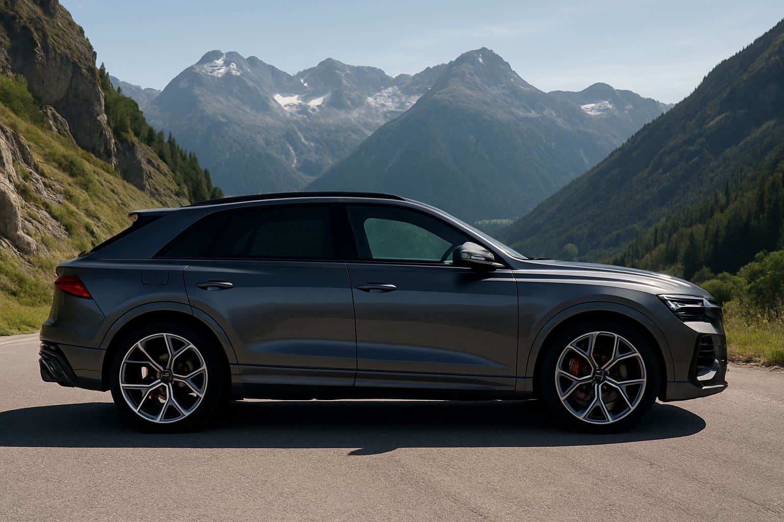 Finance Audi Q8 - audi q8 rs q8 2024 onwards full side profile