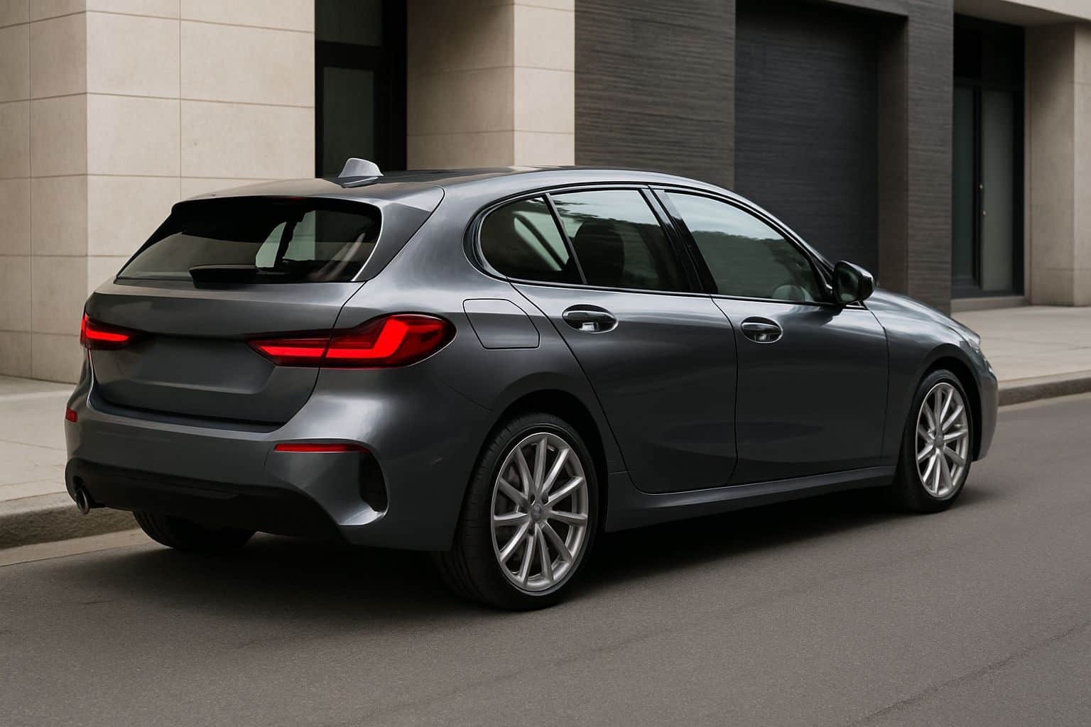 Finance BMW 1-Series - bmw 1 series hatchback 2024 onwards rear angle