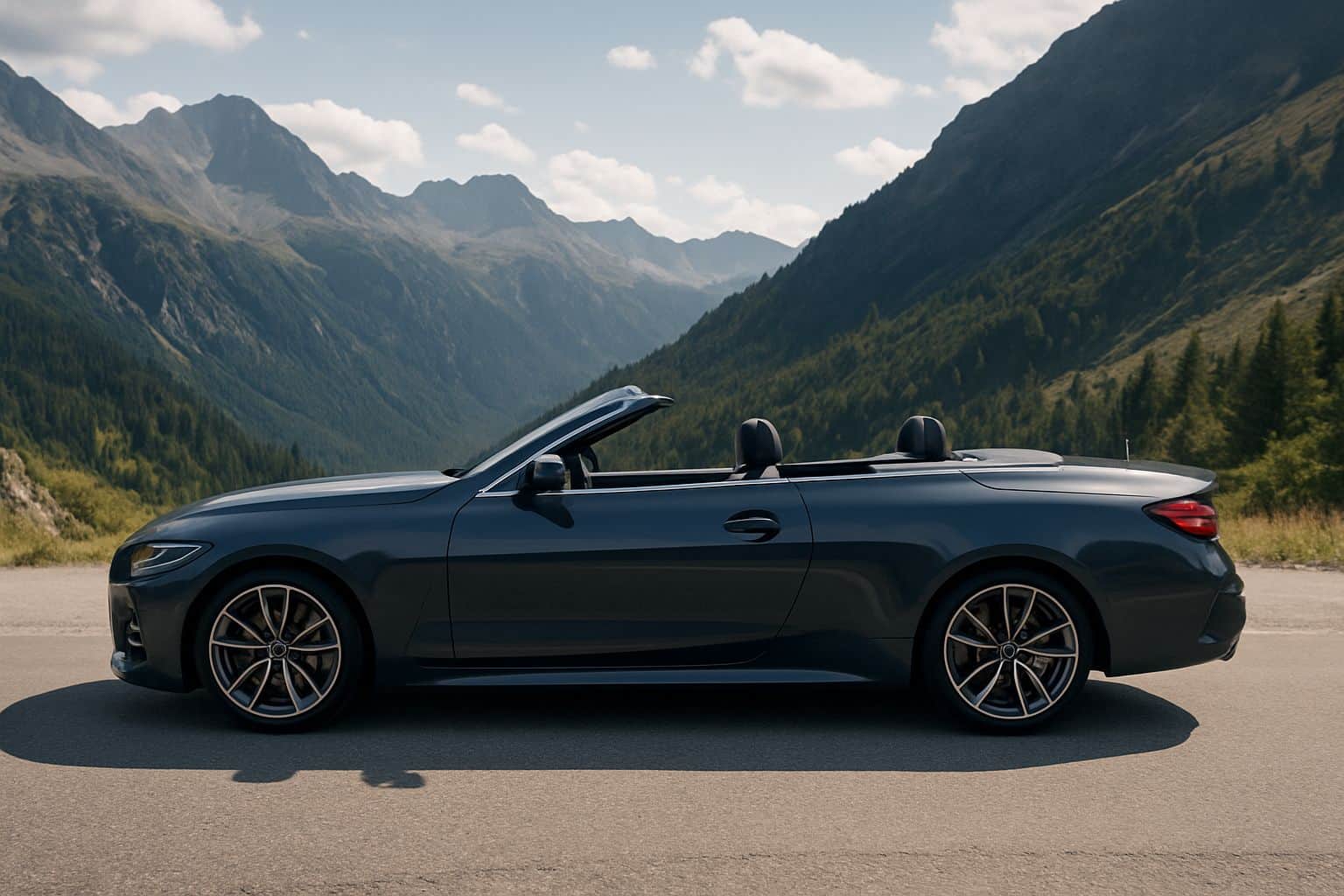 Finance BMW 4-Series - bmw 4 series convertible 2021 onwards full side profile