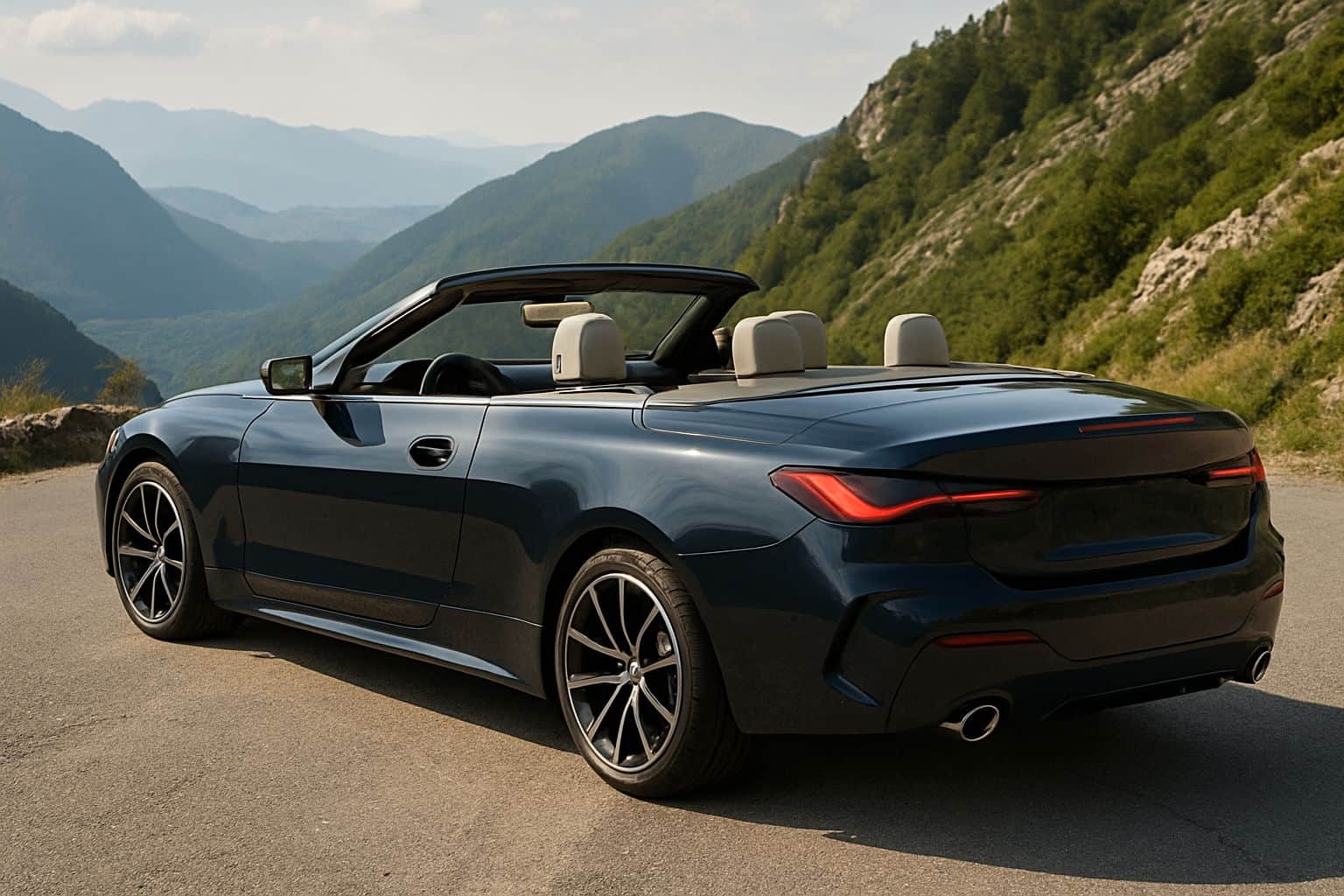 Finance BMW 4-Series - bmw 4 series convertible 2021 onwards rear angle