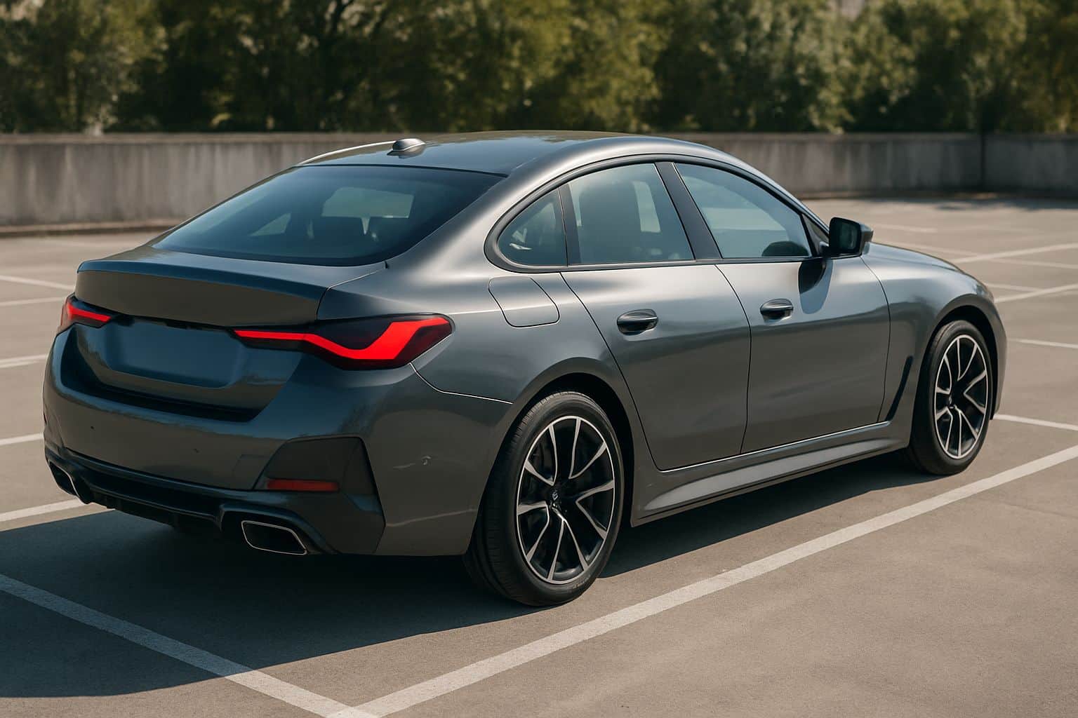 Finance BMW i4 - bmw i4 gran coupe 2021 onwards rear angle