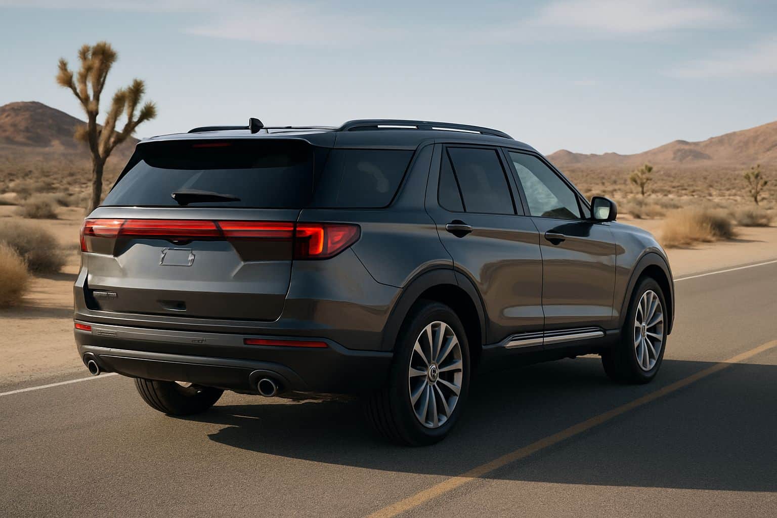 Finance Ford Explorer - ford explorer suv 2024 onwards rear angle