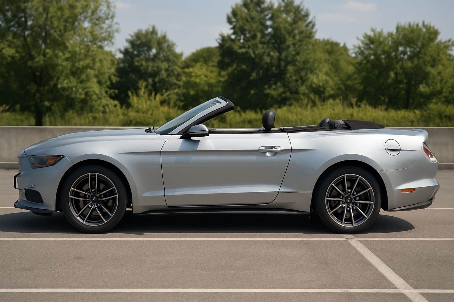 Finance Ford Mustang - ford mustang convertible 2015 onwards full side profile