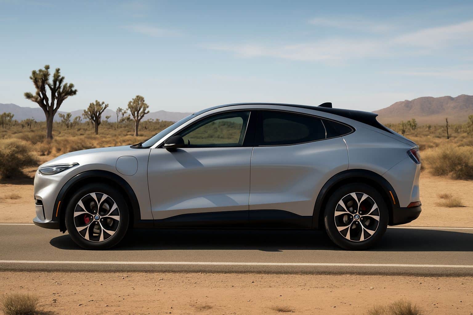 Finance Ford Mustang Mach-E - ford mustang mach e suv 2020 onwards full side profile