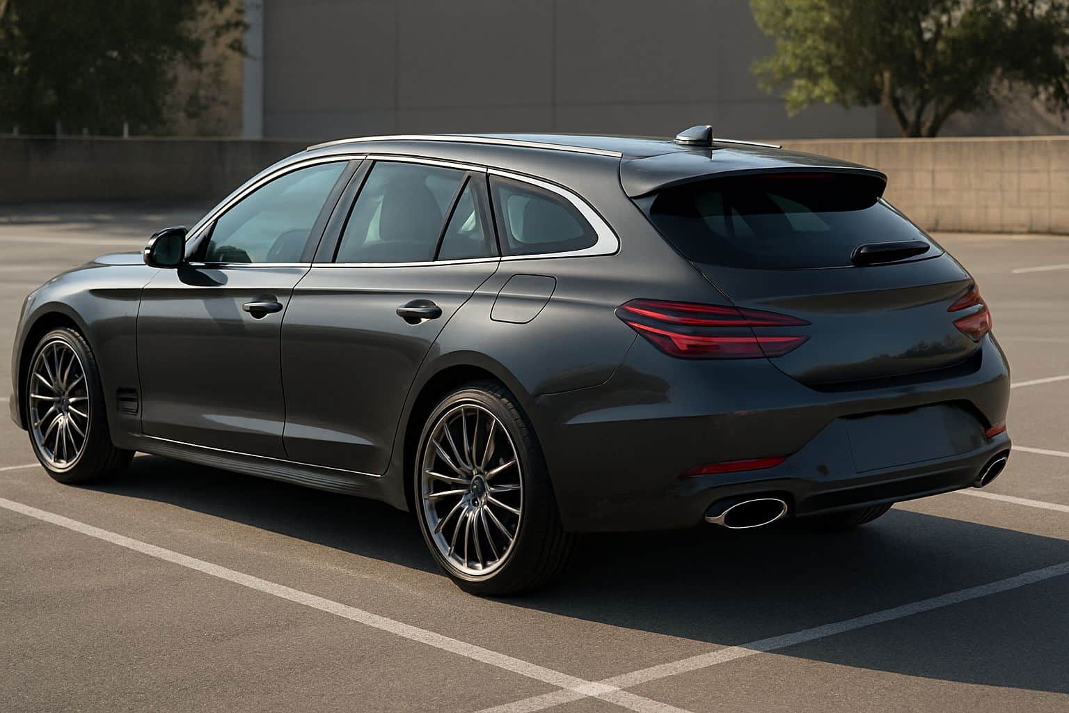 Finance Genesis G70 - genesis g70 shooting brake 2021 2024 rear angle