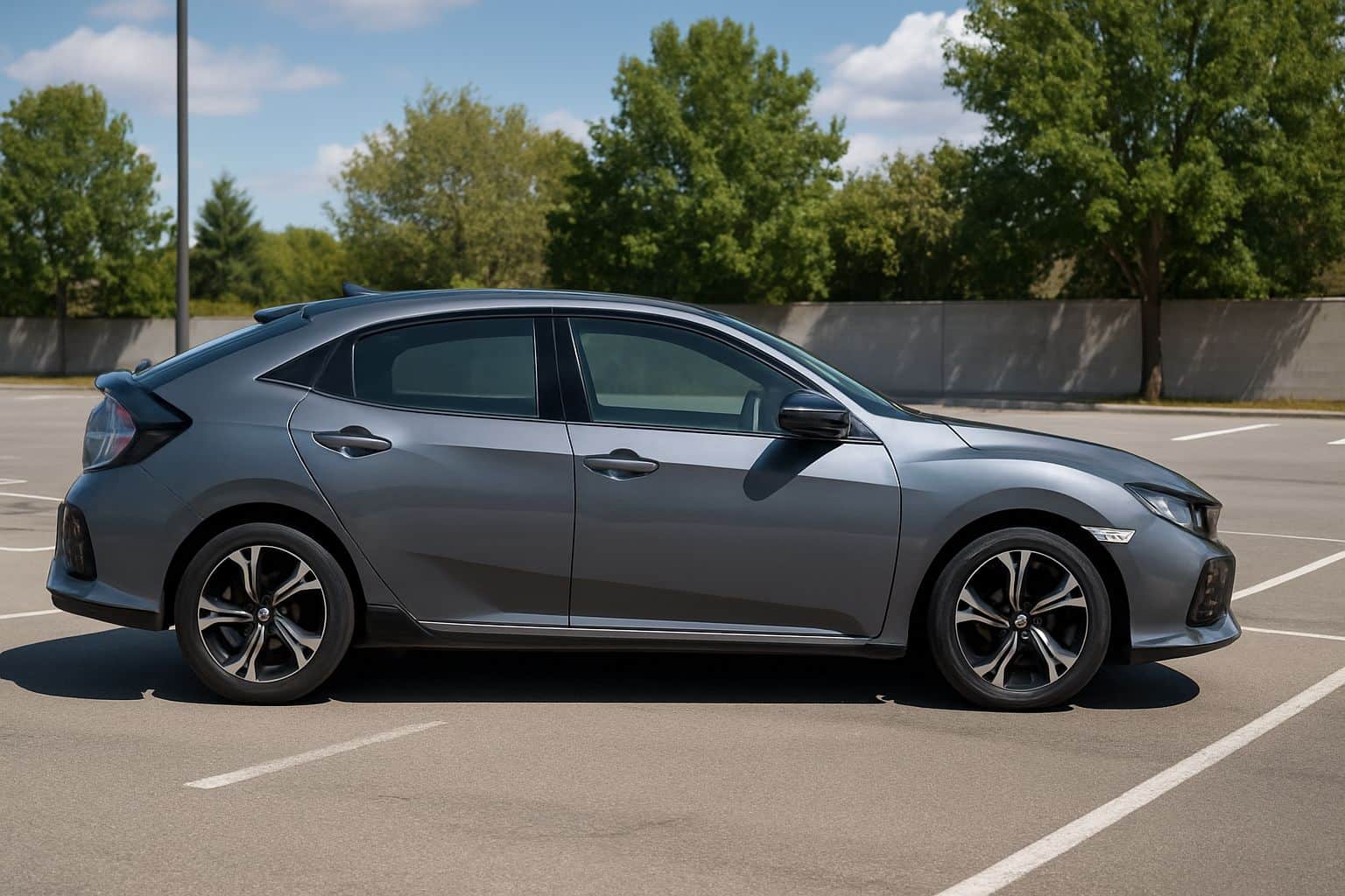 Finance Honda Civic - honda civic hatchback 2017 2022 full side profile