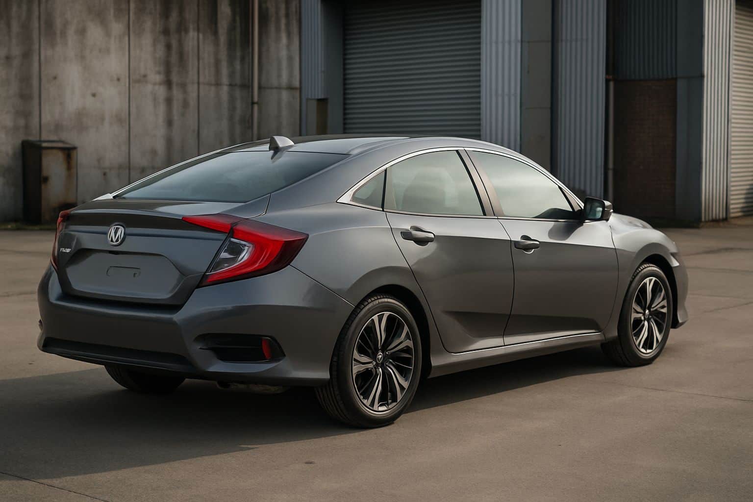 Finance Honda Civic - honda civic saloon 2018 2020 rear angle
