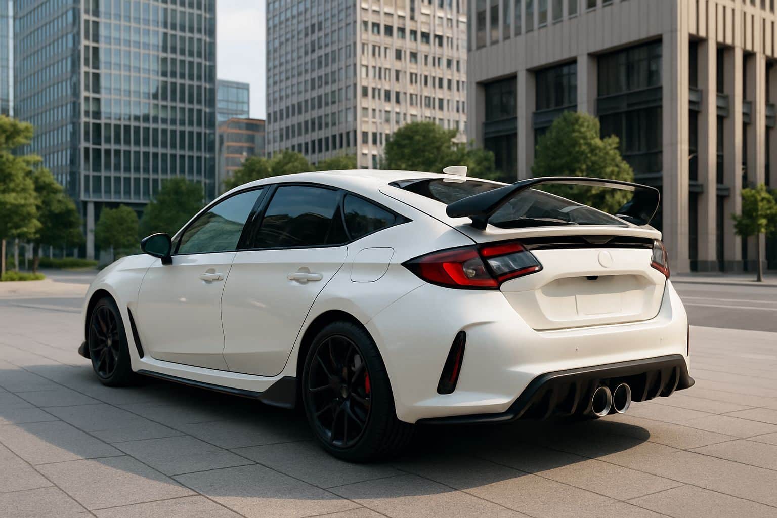 Finance Honda Civic - honda civic type r 2023 onwards rear angle