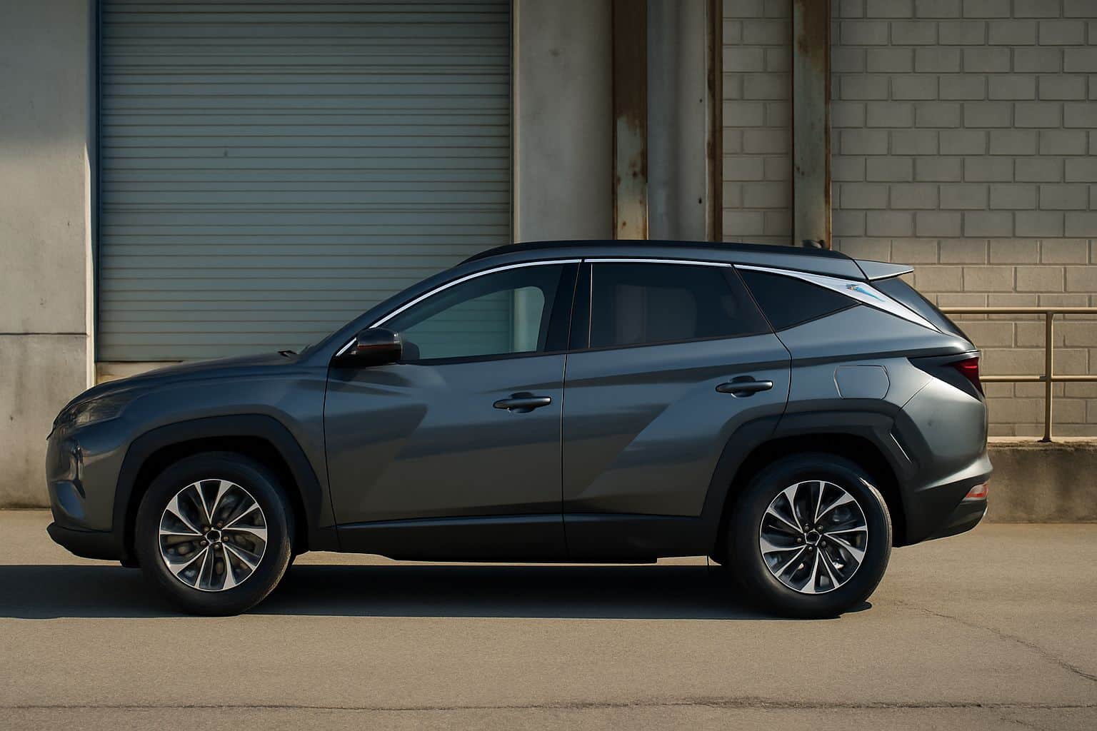 Finance Hyundai Tucson - hyundai tucson suv 2021 onwards full side profile