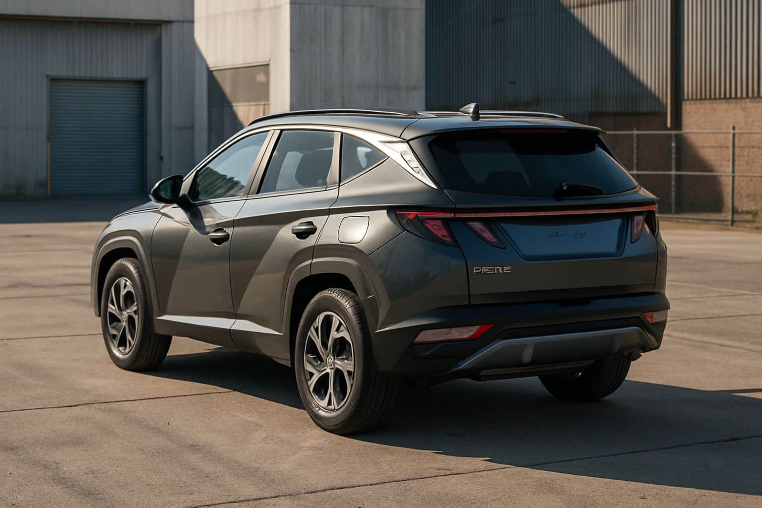 Finance Hyundai Tucson - hyundai tucson suv 2021 onwards rear angle