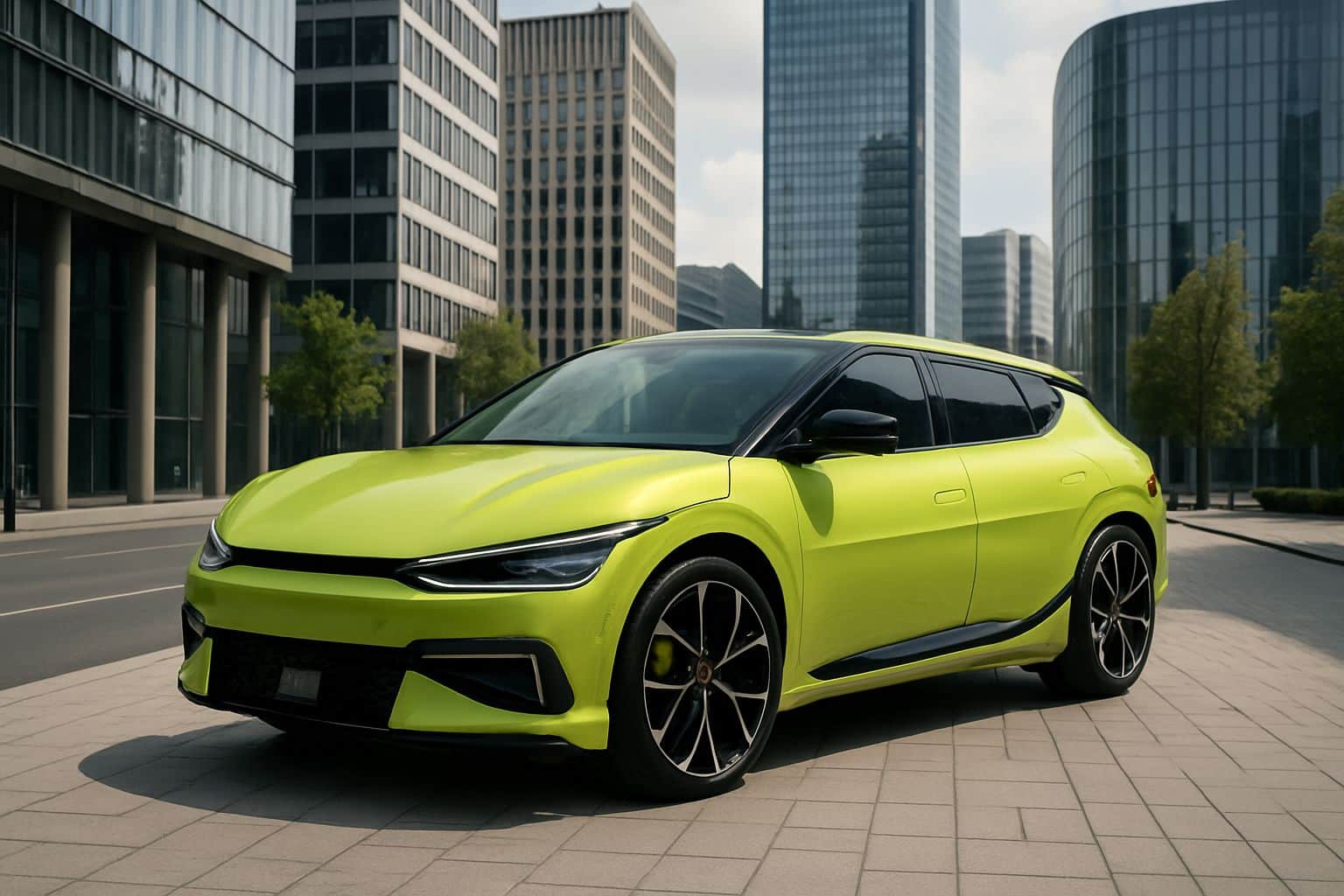 Finance Kia EV6 - kia ev6 gt 2021 onwards front angle