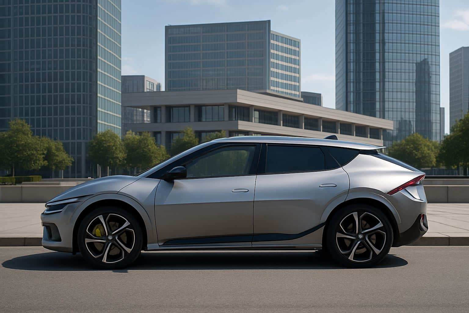 Finance Kia EV6 - kia ev6 gt 2021 onwards full side profile