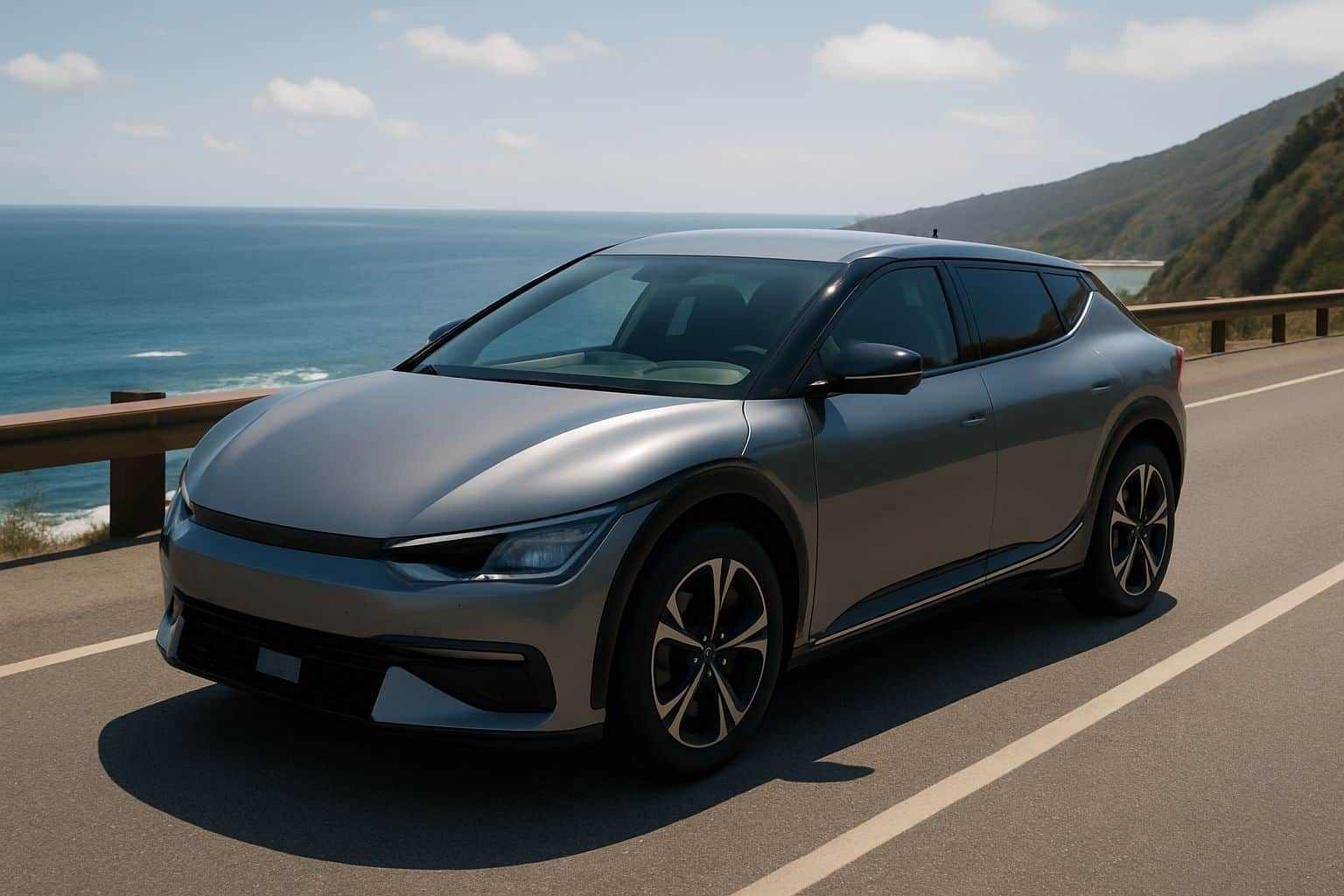 Finance Kia EV6 - kia ev6 suv 2021 onwards front angle