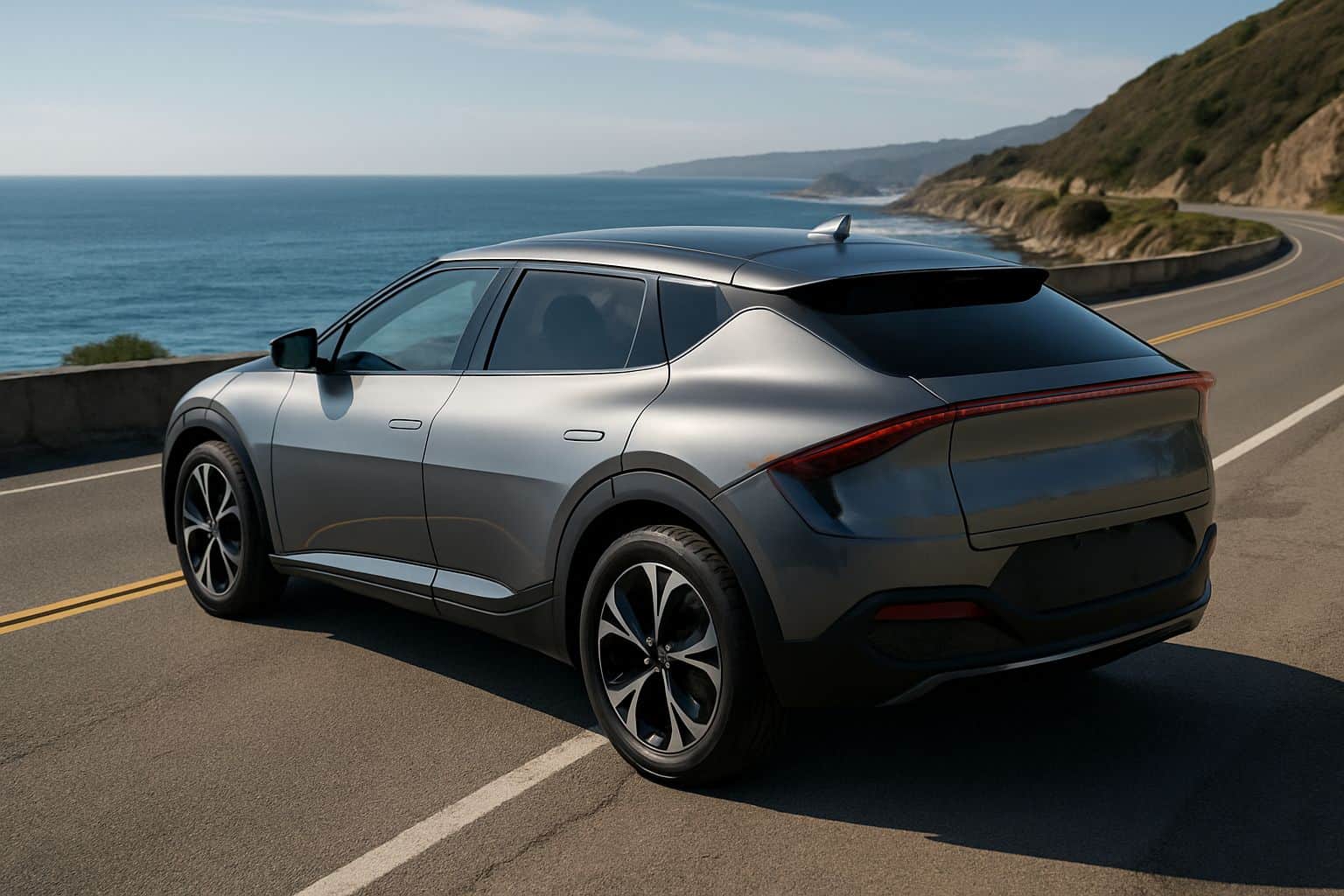 Finance Kia EV6 - kia ev6 suv 2021 onwards rear angle