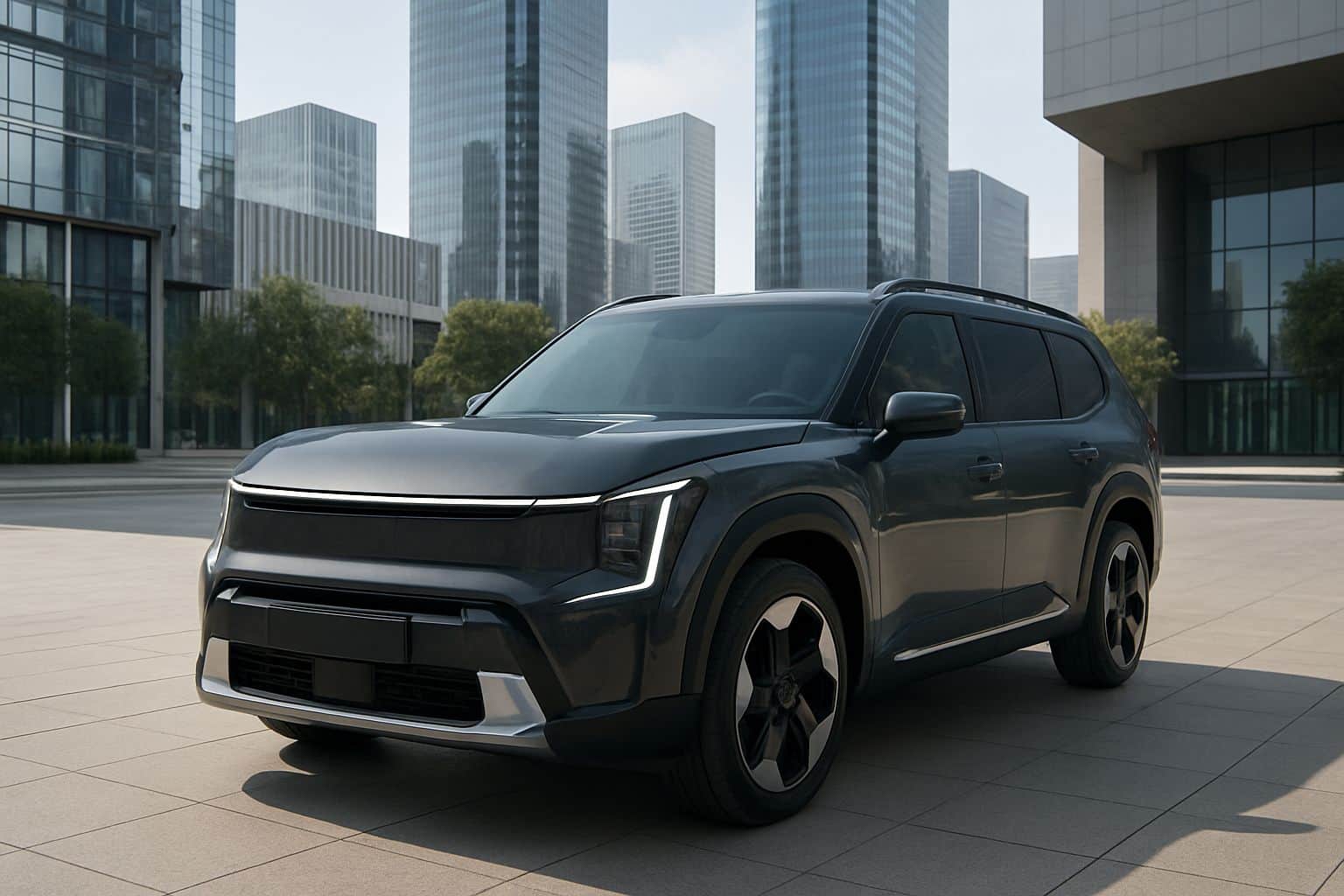 Finance Kia EV9 - kia ev9 suv 2023 onwards front angle