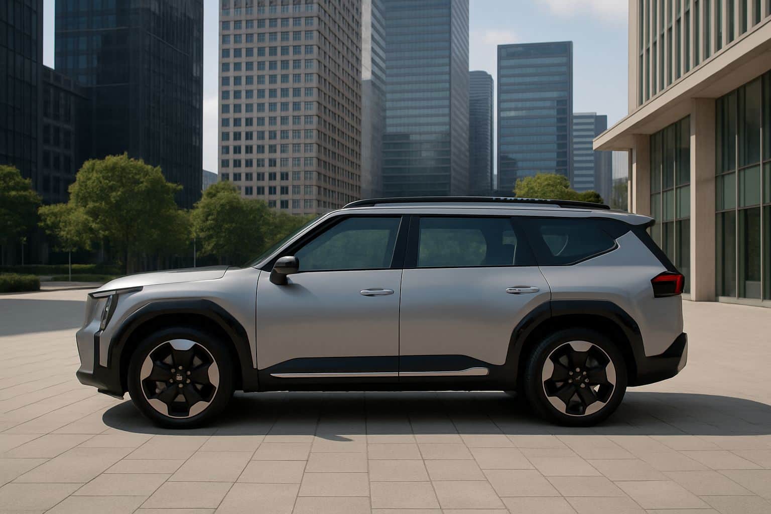 Finance Kia EV9 - kia ev9 suv 2023 onwards full side profile