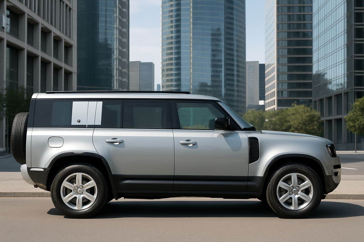 Finance Land Rover Defender - land rover defender 130 2022 onwards full side profile