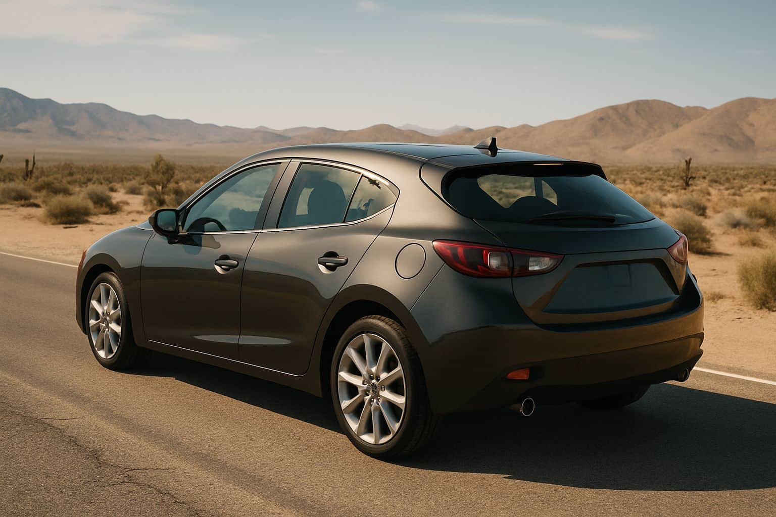 Finance Mazda 3 - mazda 3 fastback 2013 2018 rear angle