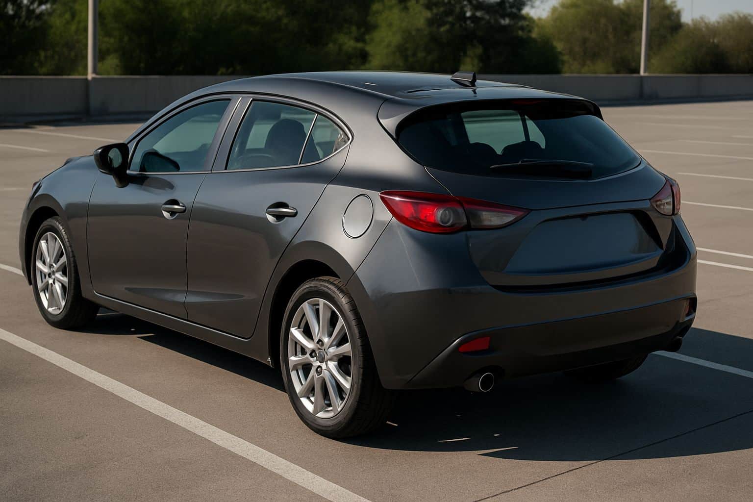 Finance Mazda 3 - mazda 3 hatchback 2013 2019 rear angle