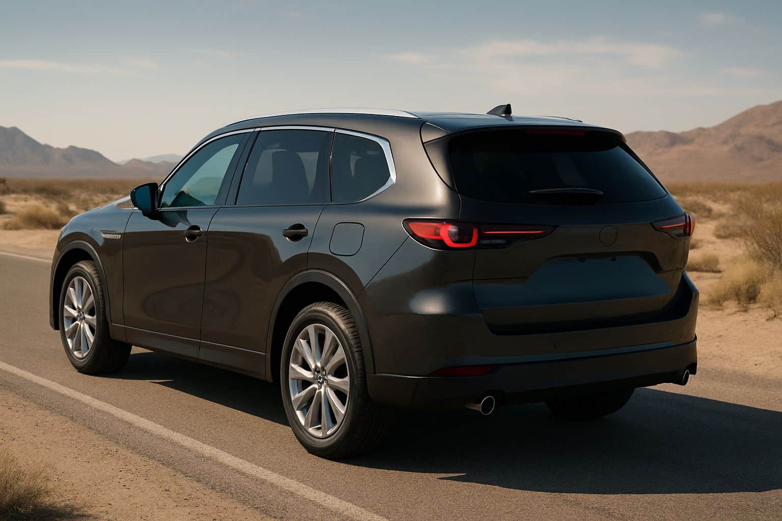 Finance Mazda CX-80 - mazda cx 80 suv 2024 onwards rear angle