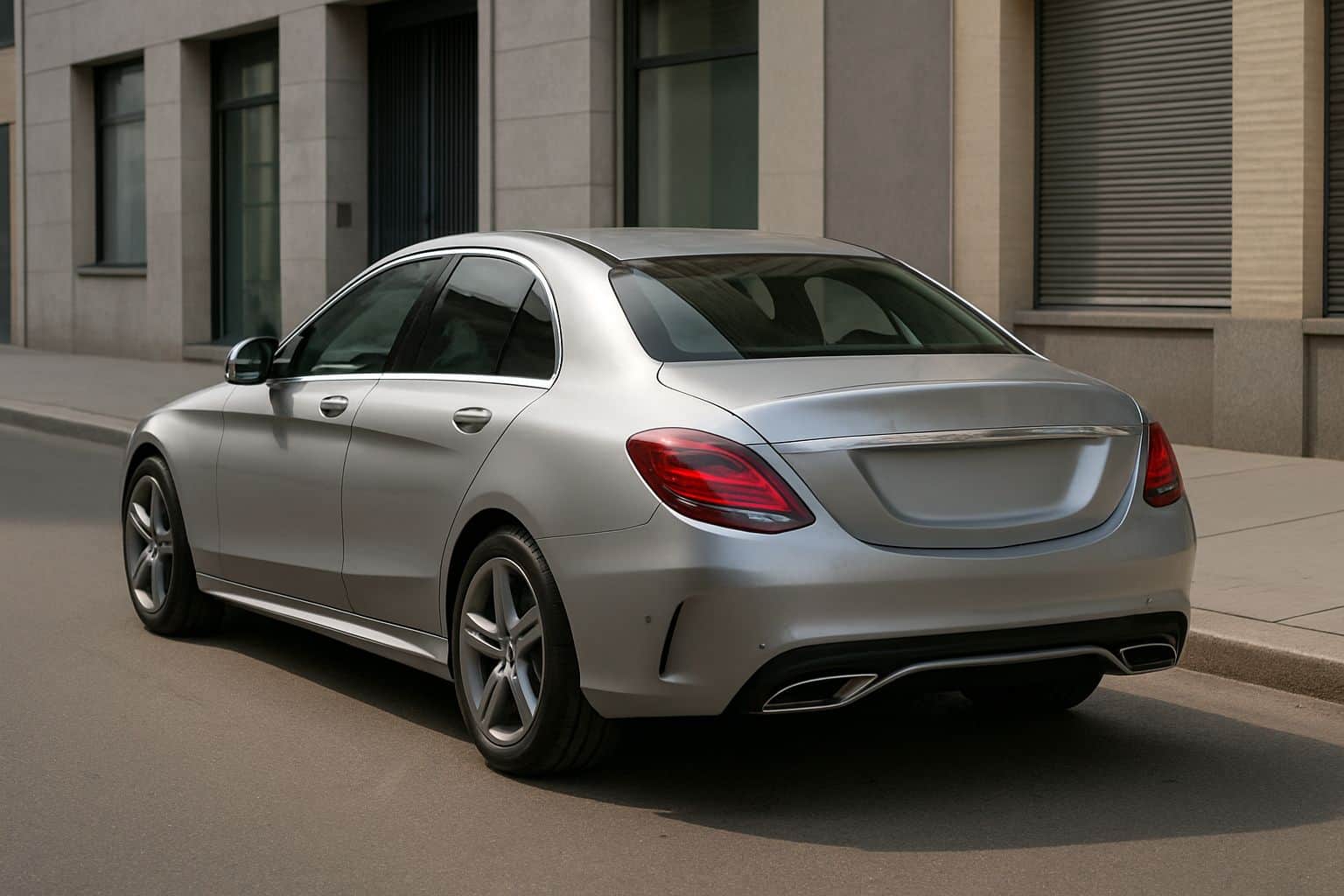 Finance Mercedes-Benz C-Class - mercedes benz c class saloon 2014 2021 rear angle