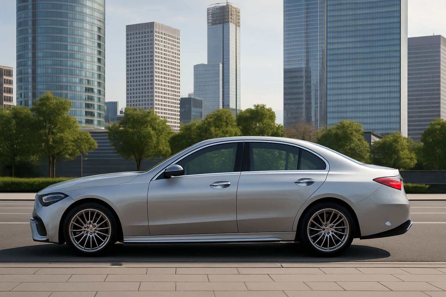 Finance Mercedes-Benz C-Class - mercedes benz c class saloon 2021 onwards full side profile