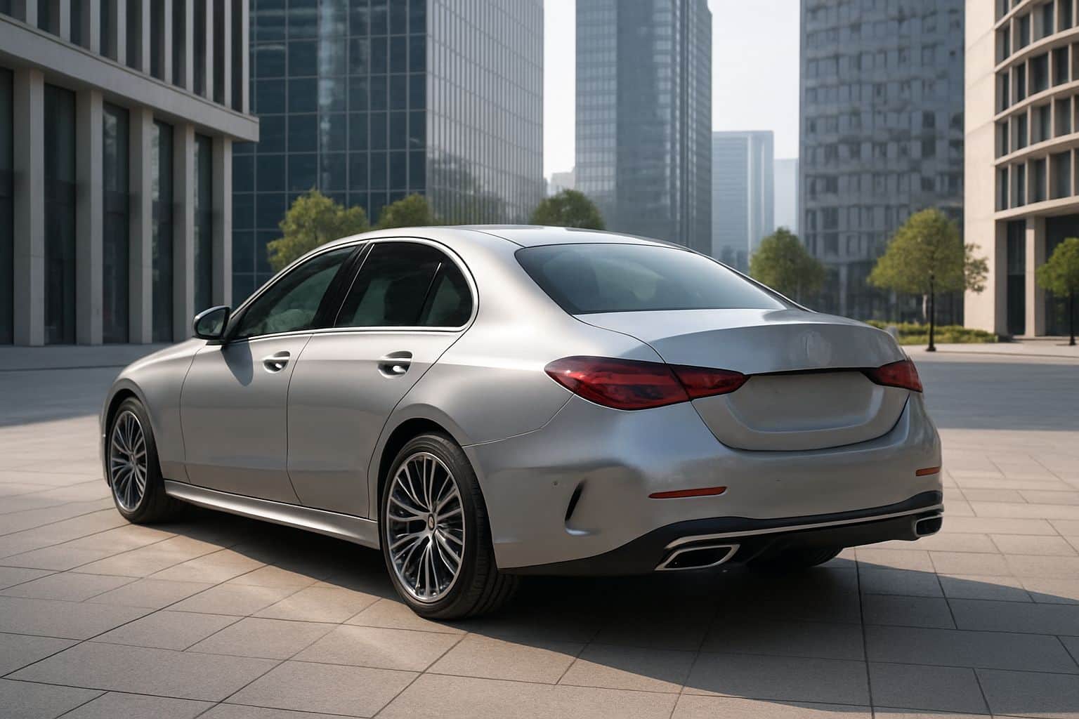 Finance Mercedes-Benz C-Class - mercedes benz c class saloon 2021 onwards rear angle