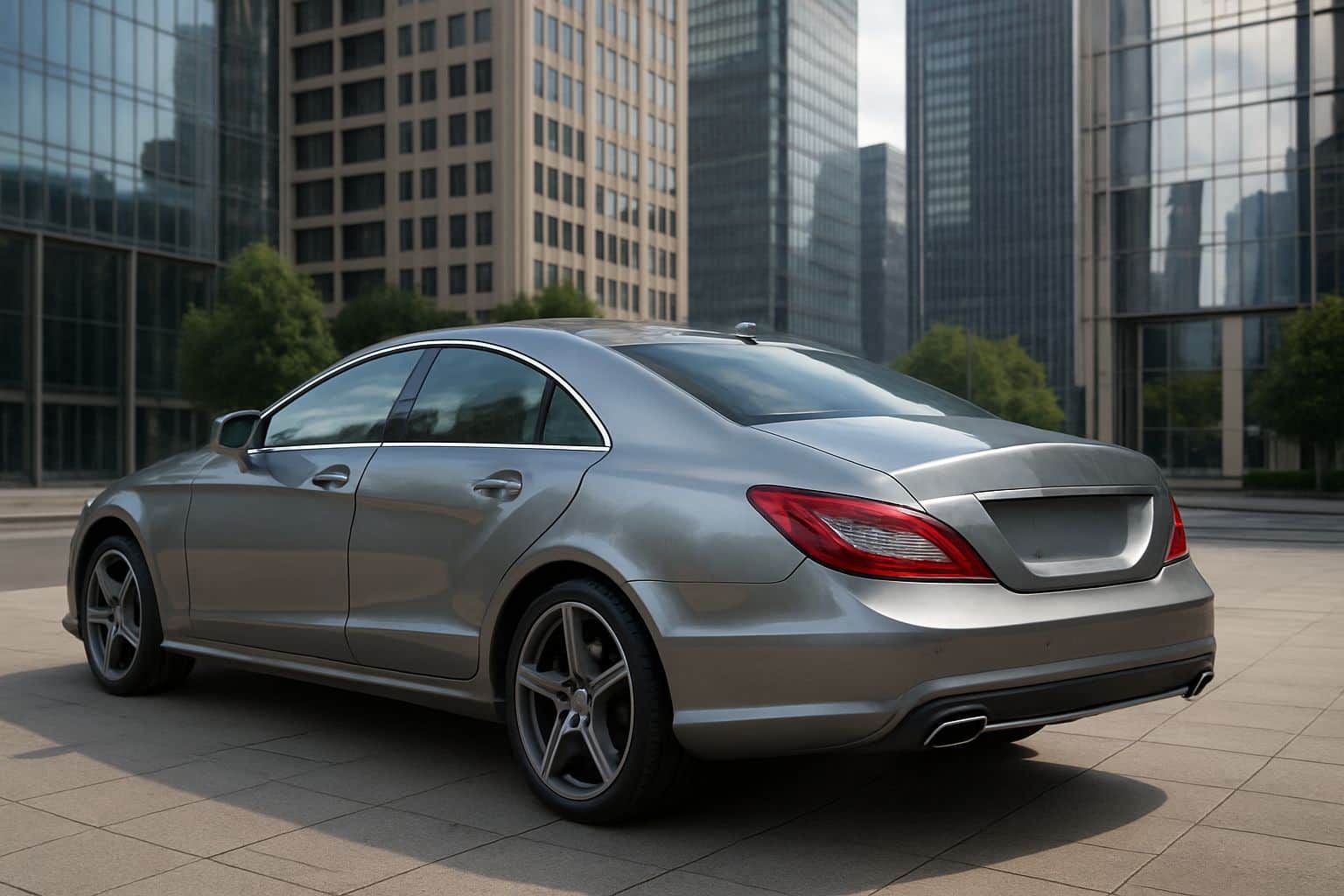 Finance Mercedes-Benz CLS - mercedes benz cls coupe 2011 2018 rear angle