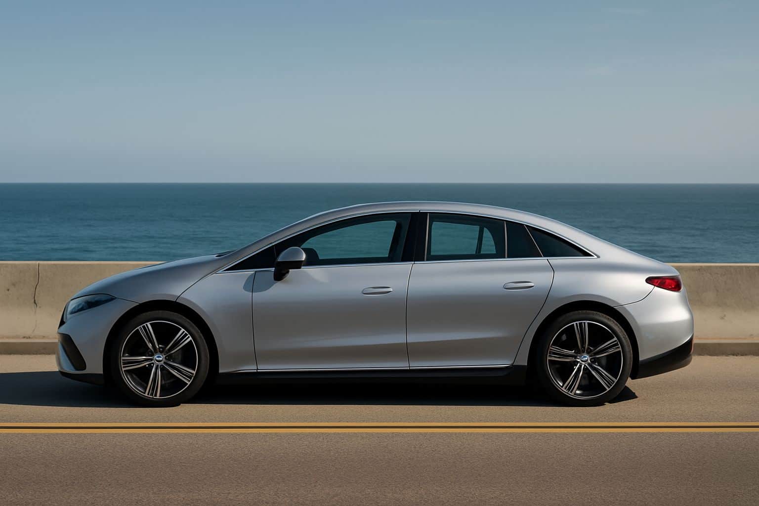 Finance Mercedes-Benz EQE - mercedes benz eqe saloon 2022 onwards full side profile