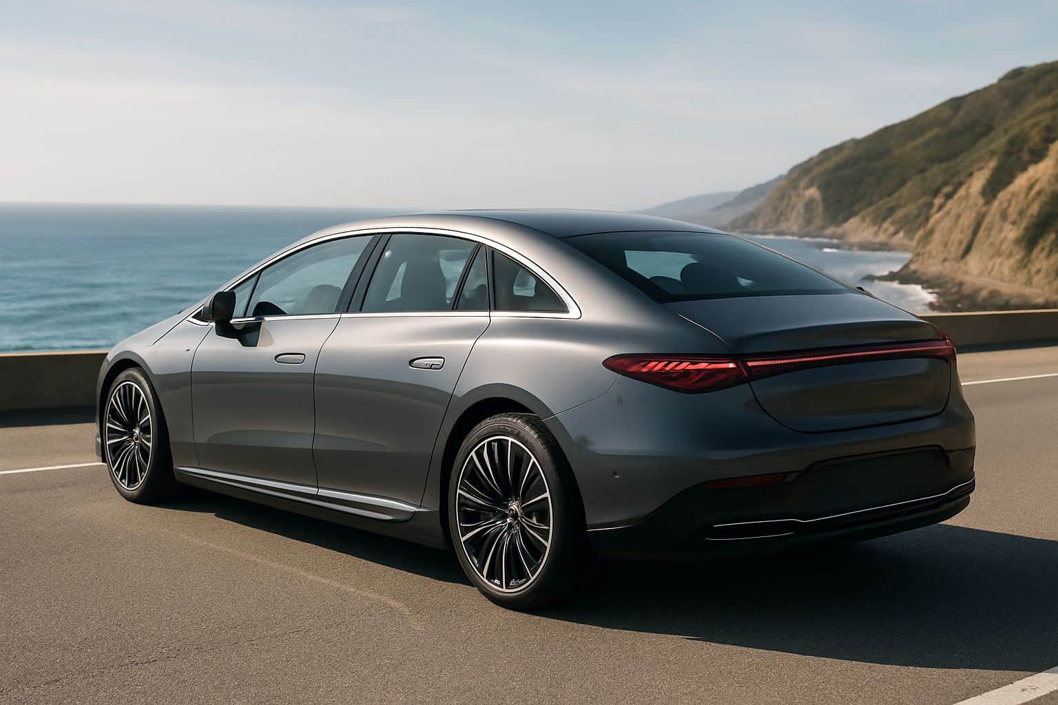 Finance Mercedes-Benz EQE - mercedes benz eqe saloon 2022 onwards rear angle