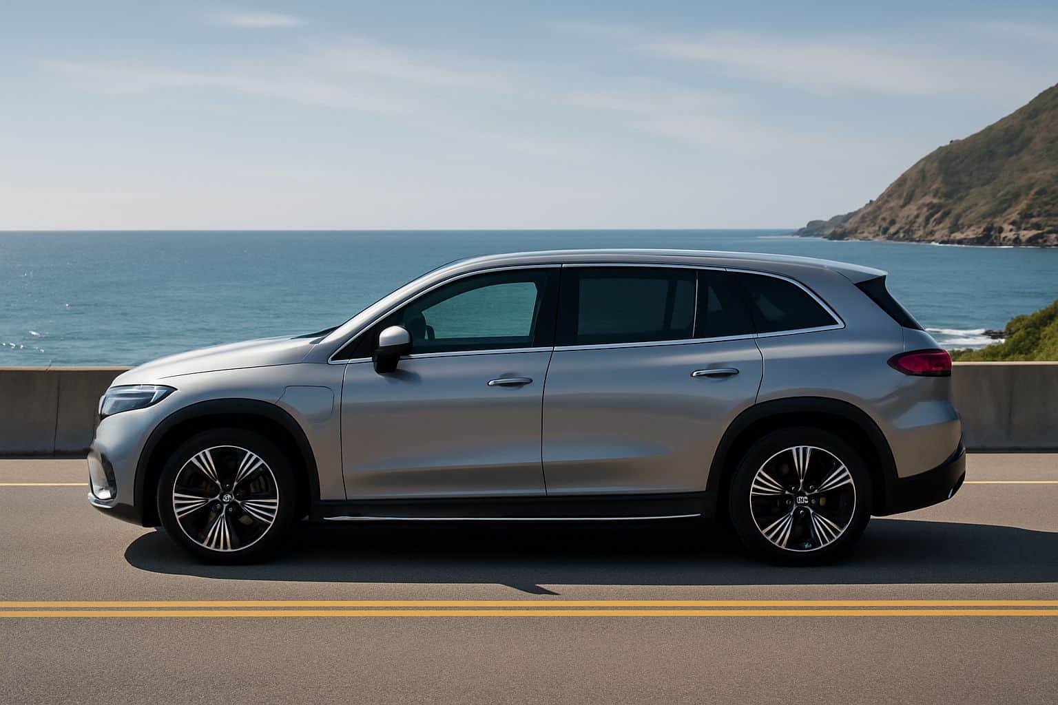 Finance Mercedes-Benz EQS - mercedes benz eqs suv 2022 onwards full side profile