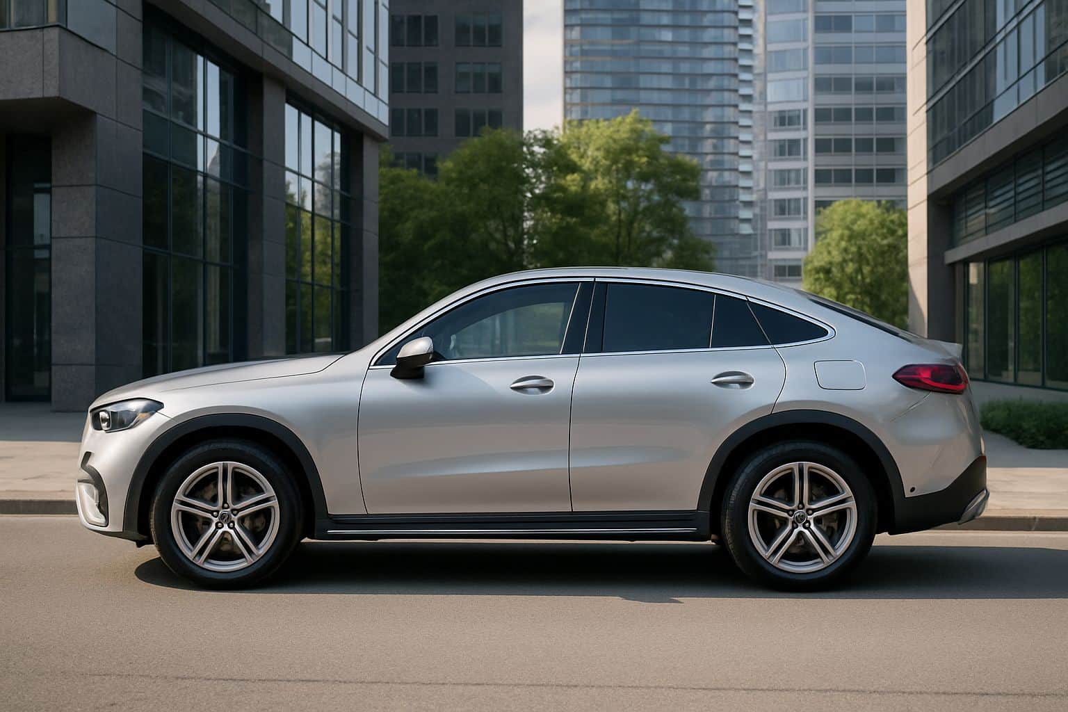 Finance Mercedes-Benz GLC - mercedes benz glc coupe 2023 onwards full side profile
