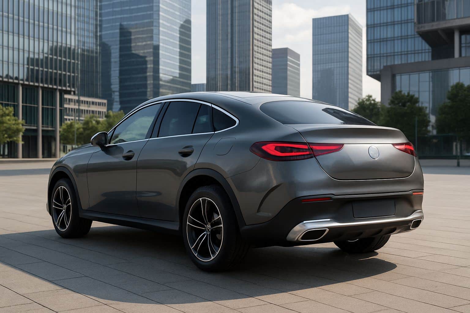 Finance Mercedes-Benz GLC - mercedes benz glc coupe 2023 onwards rear angle