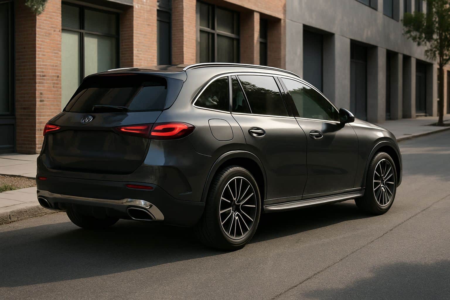 Finance Mercedes-Benz GLC - mercedes benz glc suv 2022 onwards rear angle