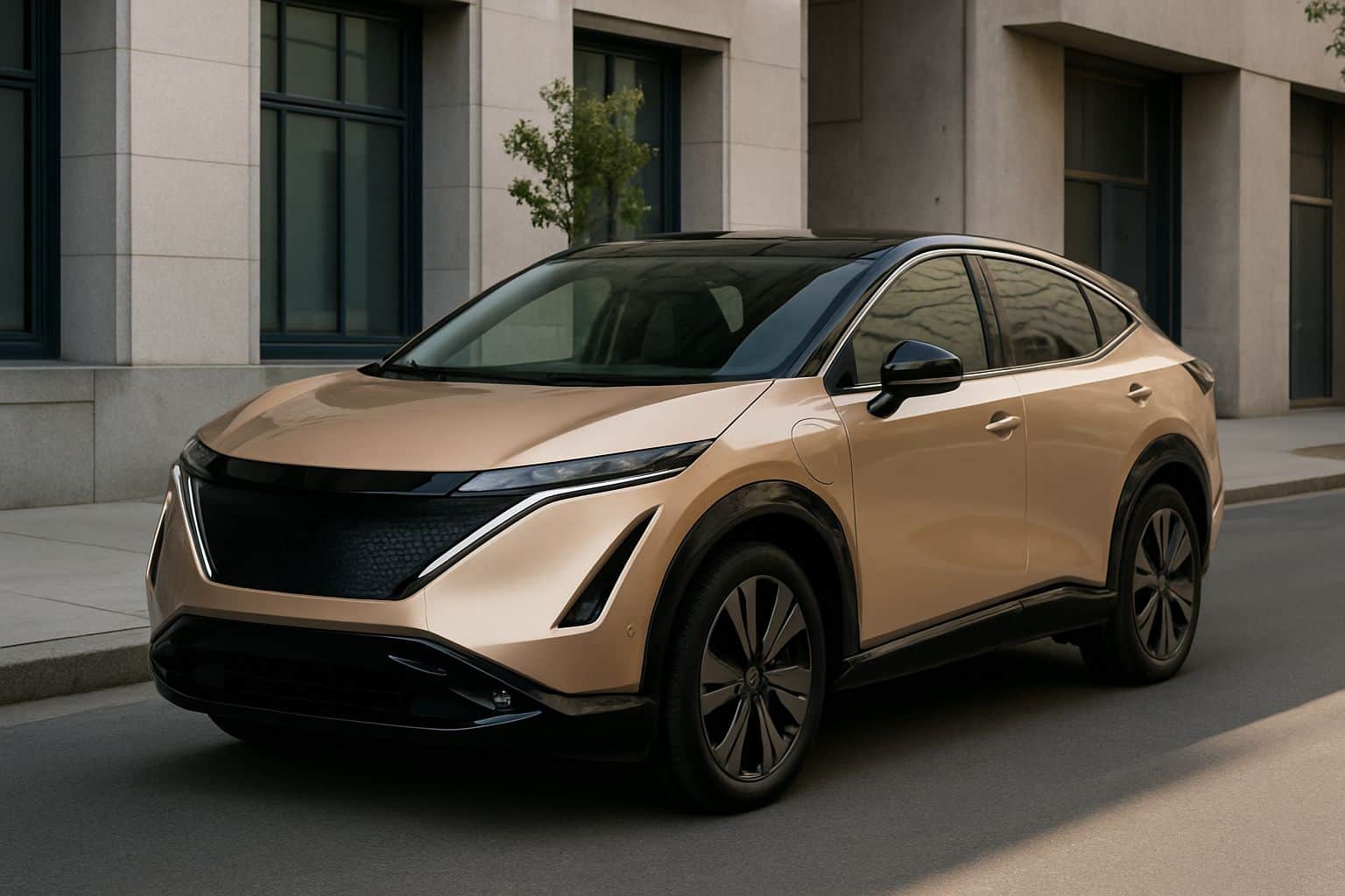 Finance Nissan Ariya - nissan ariya suv 2021 onwards front angle