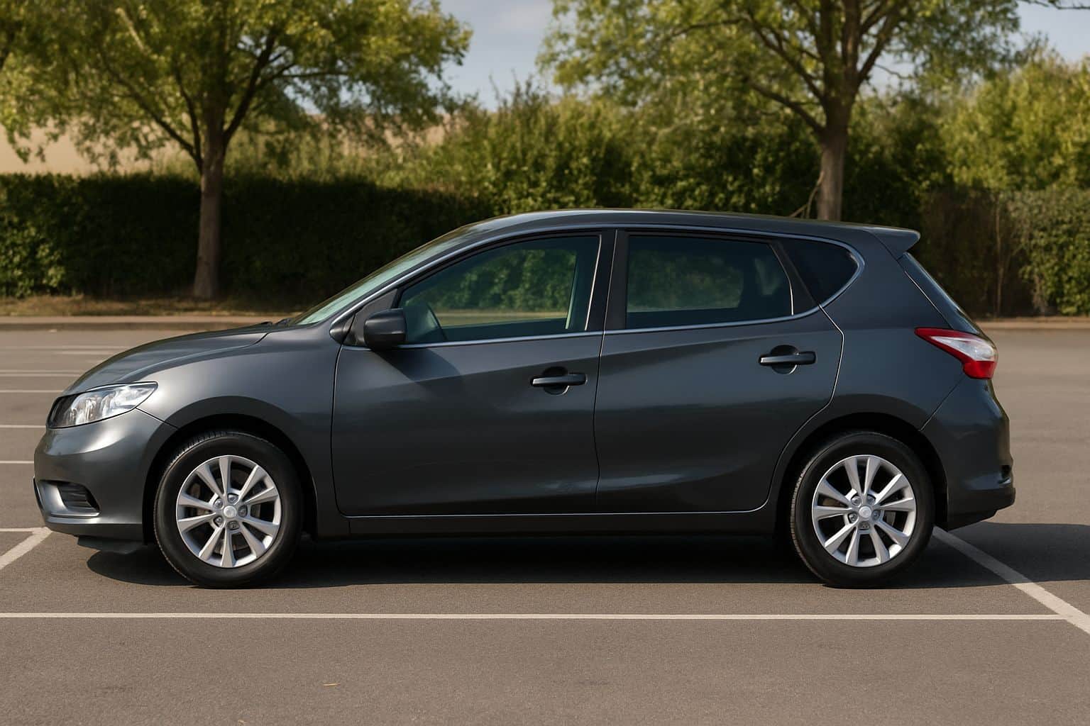 Finance Nissan Pulsar - nissan pulsar hatchback 2014 2018 full side profile