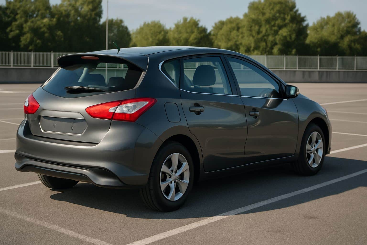 Finance Nissan Pulsar - nissan pulsar hatchback 2014 2018 rear angle