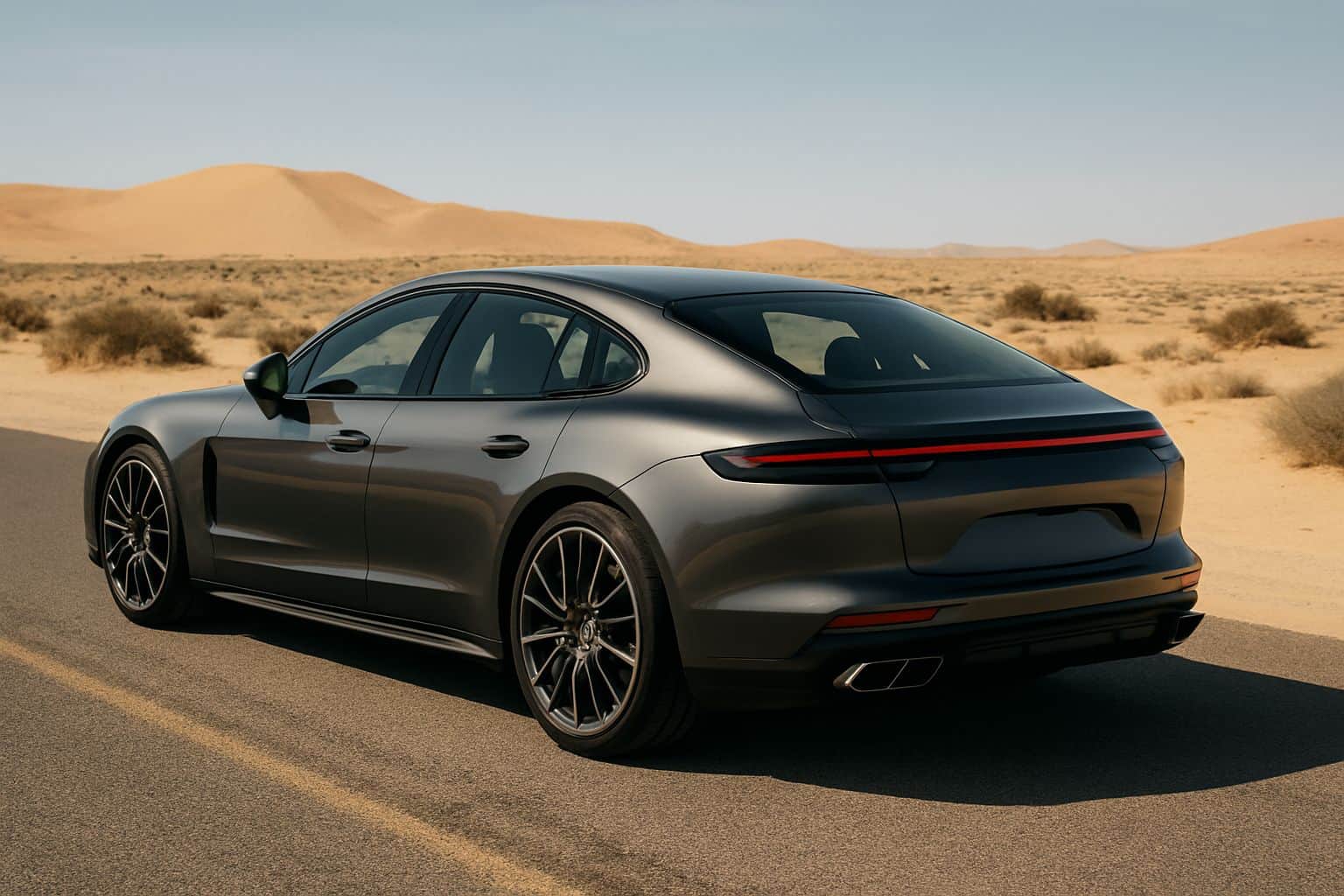 Finance Porsche Panamera - porsche panamera saloon 2024 onwards rear angle
