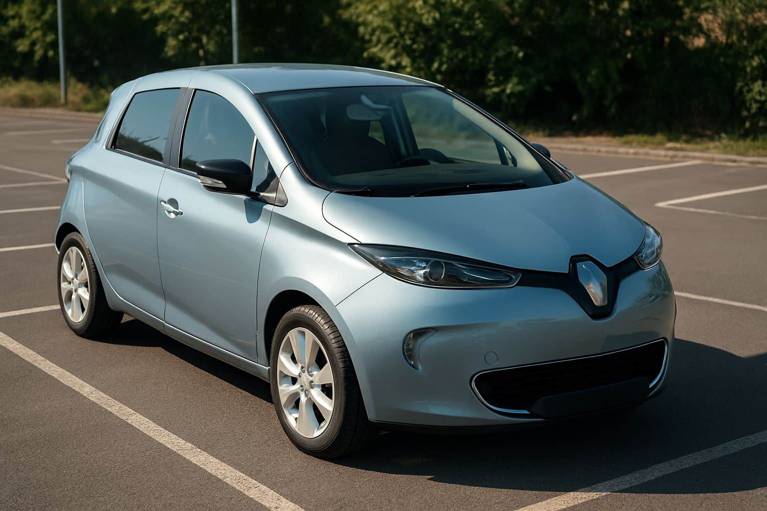 Finance Renault Zoe - renault zoe hatchback 2012 onwards front angle
